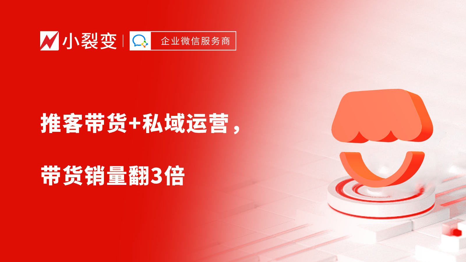 微信小店推客带货爆单秘籍：推客带货+私域运营，带货销量翻3倍