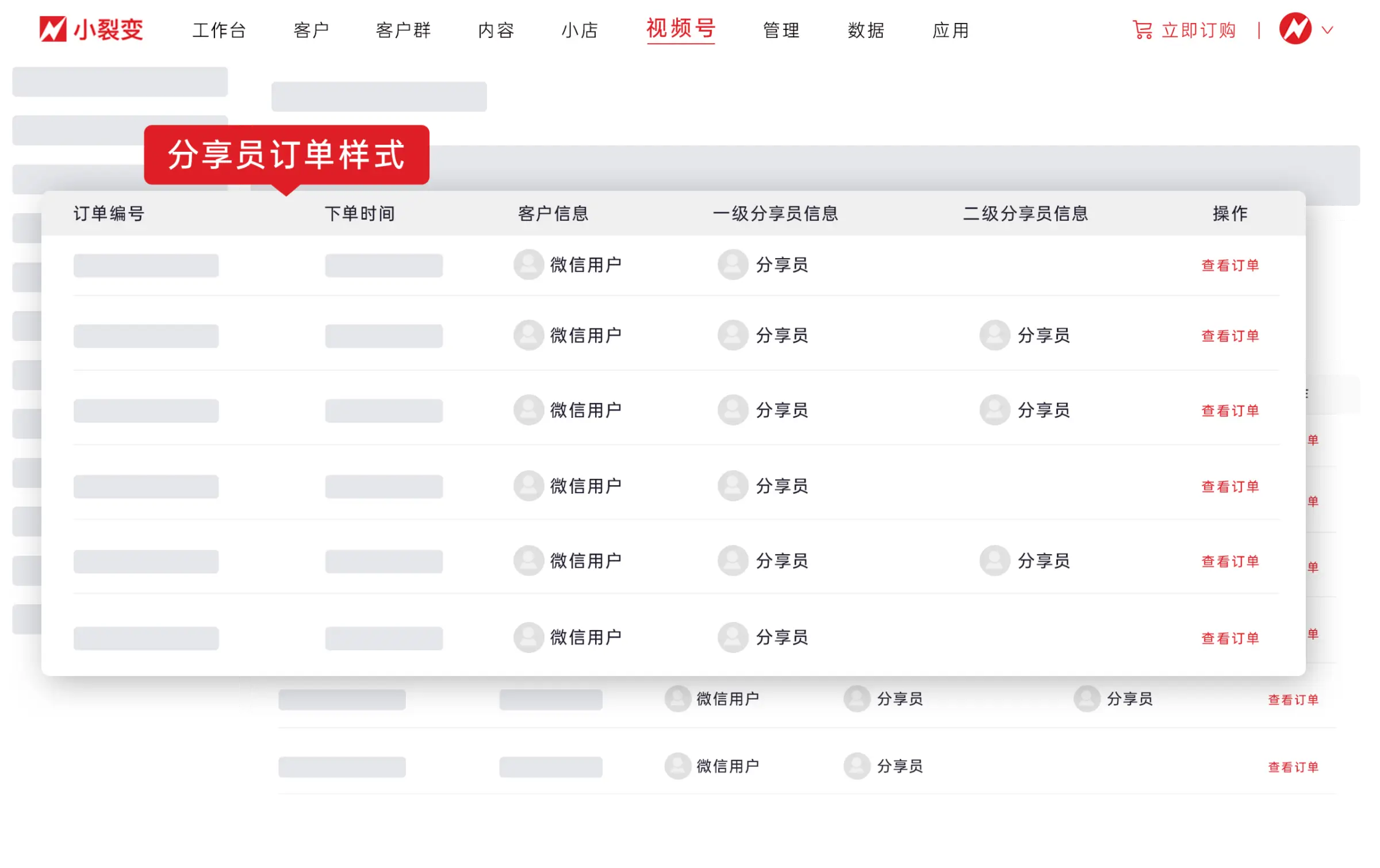 分享员订单